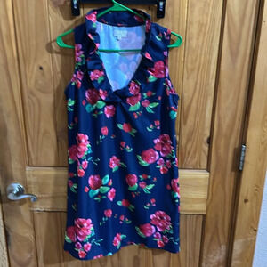 Mudpie Navy Rose dress